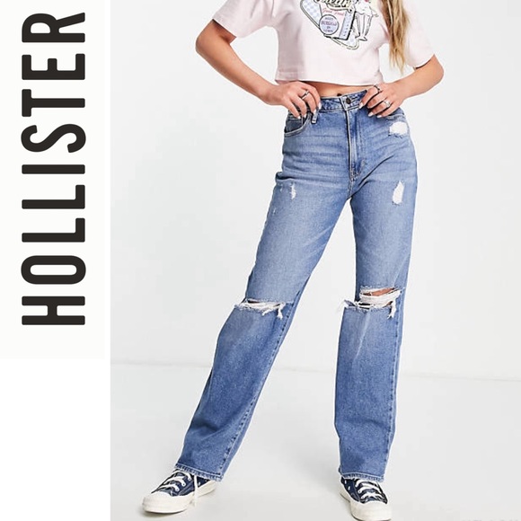 Hollister Ultra High Rise Dad Jeans